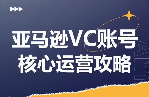 亚马逊VC账号核心玩法解析，实战经验拆解产品模块运营技巧，提升店铺GMV，有效提升运营利润-大海创业网